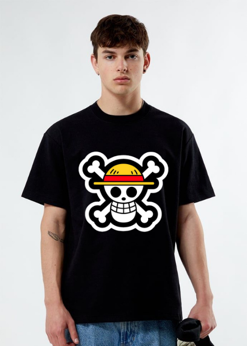 Straw Hat Crew Emblem Oversized Terry Tee