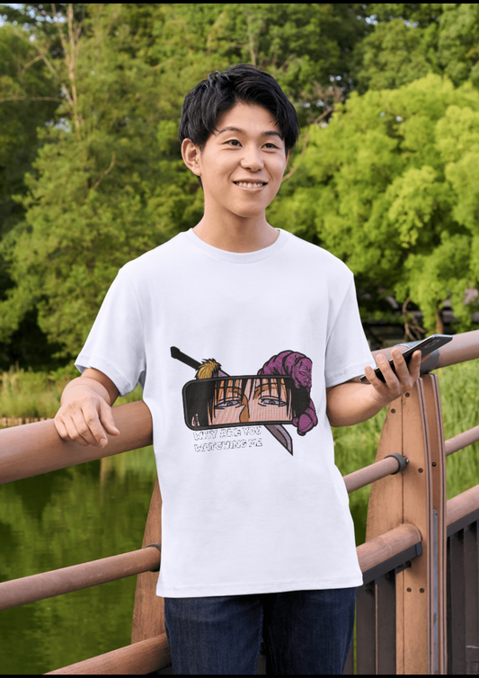 Why Are You Watching Me?" - Cursed Eyes Oversized T-Shirt